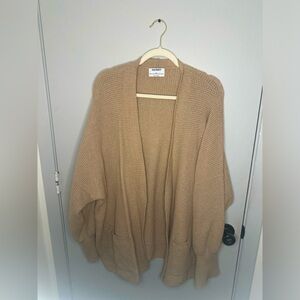 Old Navy Tan Oversized Cardigan Size XXL